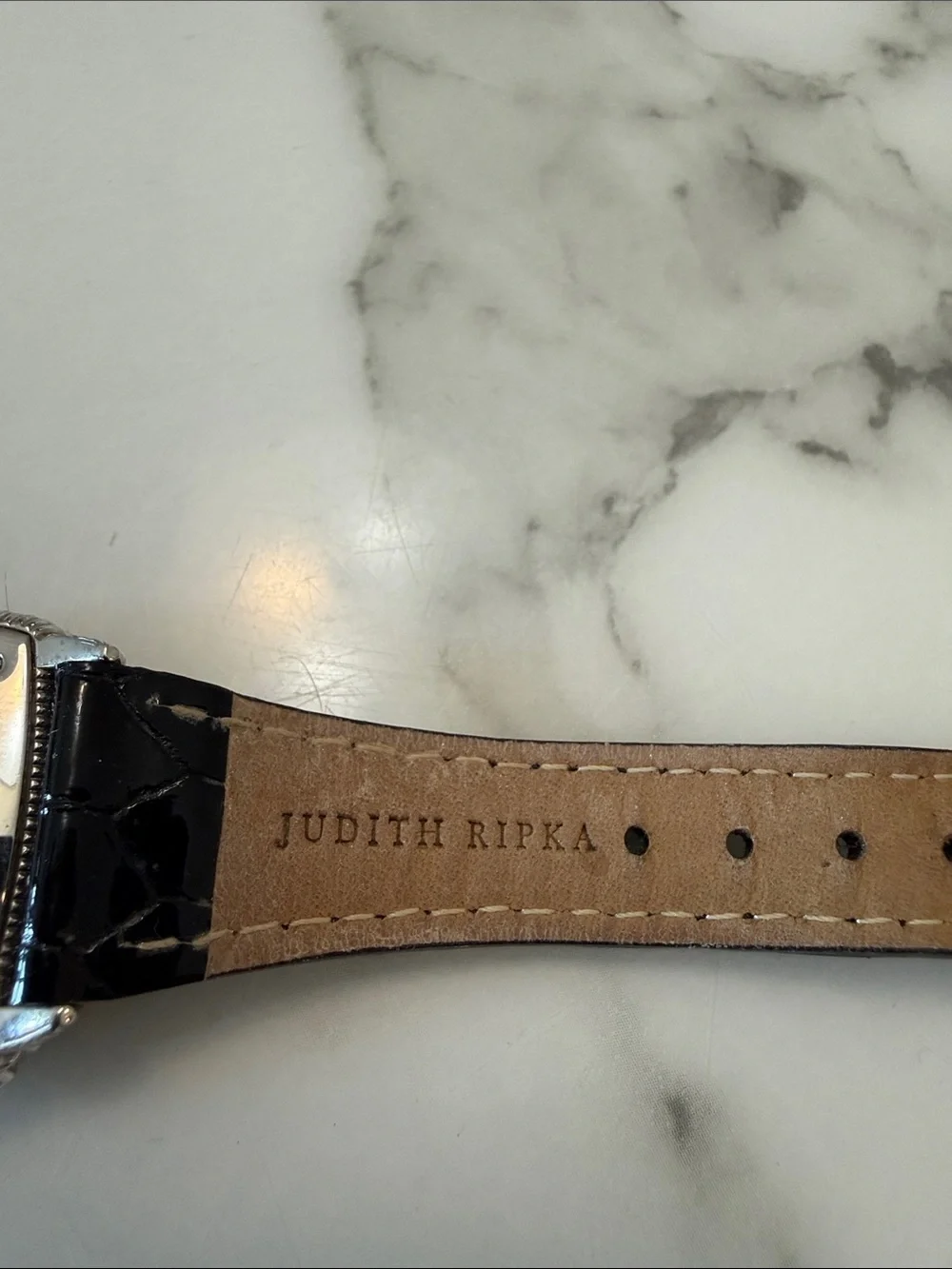 Judith Ripka Monaco watch with stainless steel case